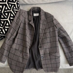 Everlane Plaid Blazer Jacket